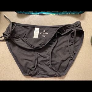 Athleta Black Tie Bikini Bottoms